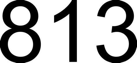 813 — восемьсот тринадцать натуральное нечетное число в ряду