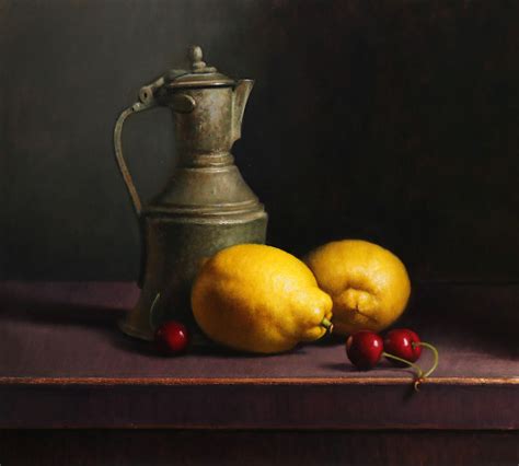 Still Life With Lemons Still Life Stilllife Painting Jos Van Riswick