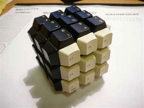 The Keyboard Key Rubiks Cube