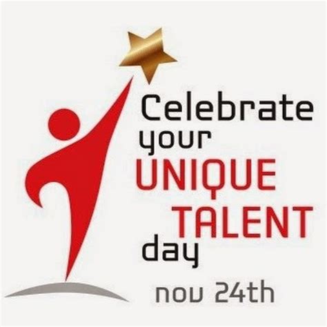 Celebrate Your Unique Talent Day Youtube