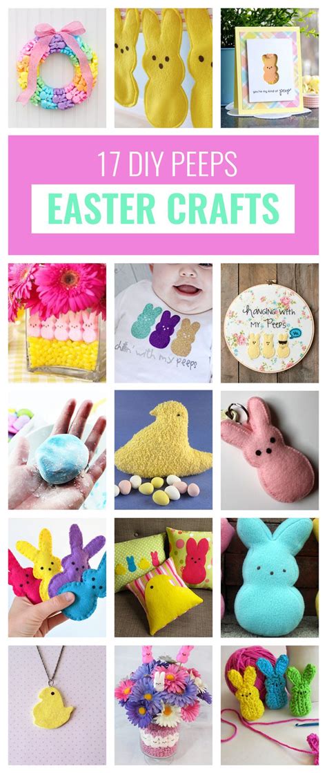 17 Diy Peeps Crafts For Easter A Trendy Blog For Moms Mom Blogger