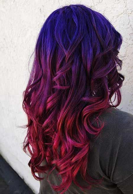Purple Red Ombre Hair Purpleombrehair Hair Styles Cool Hair Color