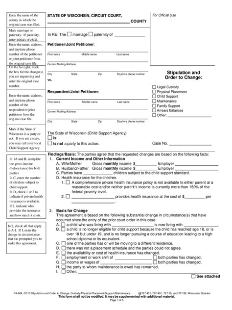 2022 Child Custody Form Fillable Printable Pdf And Forms Handypdf