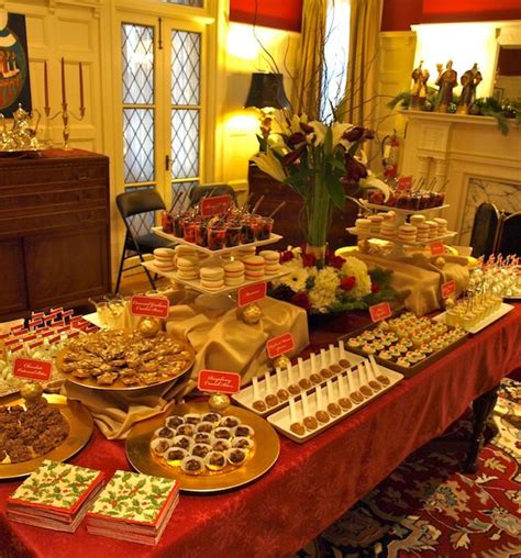 A Party Style Xmas In July Holiday Dessert Table Christmas