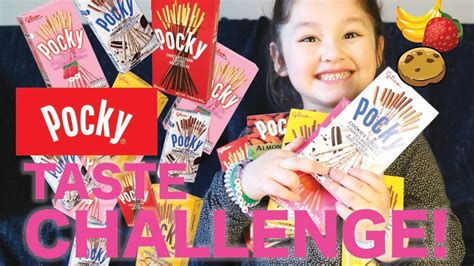 Kids Pocky Taste Challenge Youtube