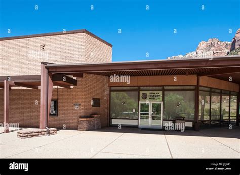 Human History Museum Zion National Park Utah Usa Stock Photo Alamy
