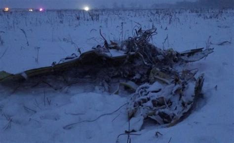 Watch Cctv Footage Captures Horrifying Moment Saratov Airlines Plane Crashed Near Moscow