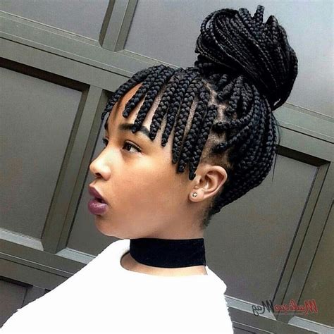 2019 Latest Braided Hairstyles With Bangs