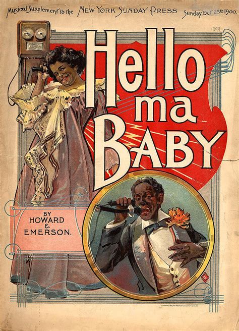 Vintage Sheet Music Cover Circa 1900 Digital Art By New