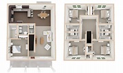 Floor Plans | 3, 4 & 5 Bedrooms | Off-Campus | College Town