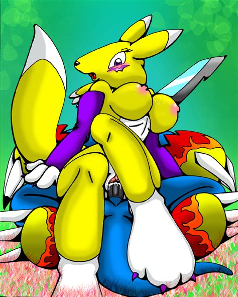 Rule 34 Anthro Breasts Claws Color Day Digimon Female Flamedramon