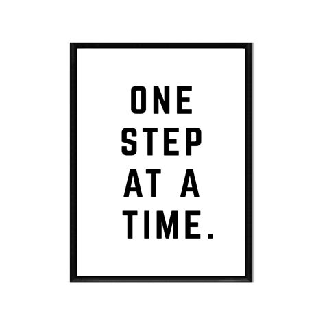 One Step At A Time 11x14 Printable Digital Download Etsy España