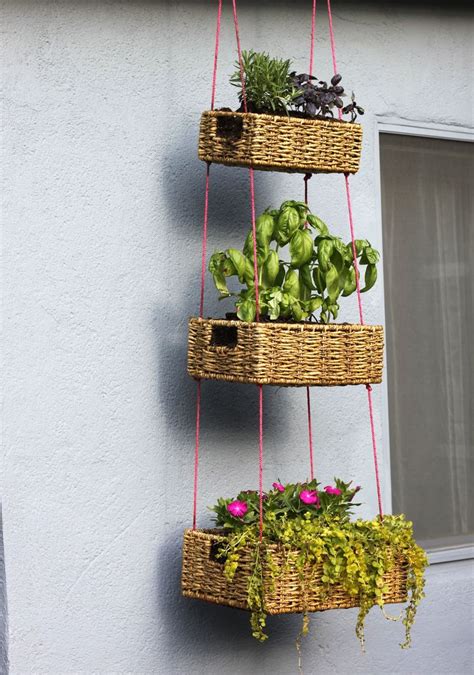 Hanging Basket Garden Diy A Beautiful Mess
