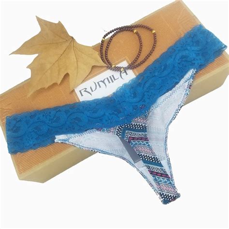 Xxxl Women G String Interest Sexy Lace Blue Ladies Panties Lingerie Bikini Underwear Pants Thong