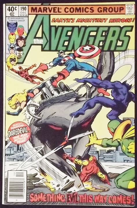 Avengers 190 Vf John Byrne Art Silver Age Comics