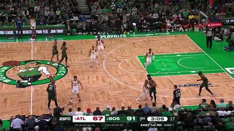 Nba On Twitter Jaylen Browns Nifty Drive Gives Him 22 Points Late 3q On Espn