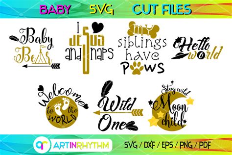 Baby Svg Baby Svg Bundle Baby Svg Files Newborn Baby Svg Crella