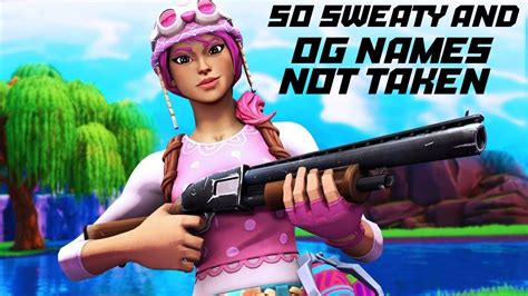 Here are a few fortnite names that will help you get a good fortnite name for you social media picture or according to your need, check down for the best. 50+ Sweaty And OG Fortnite Names (Not Taken) - YouTube