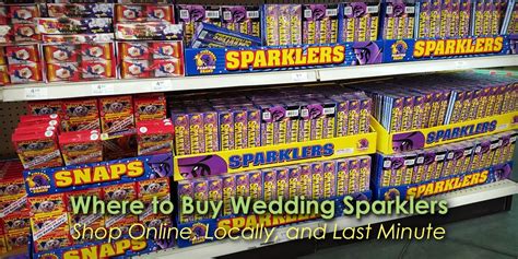 Where To Buy Wedding Sparklers Shop Online Locally And Last Minute