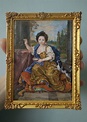 Louise Marie Anne de Bourbon, Pierre Mignard. Miniatuur olieverf schilderij