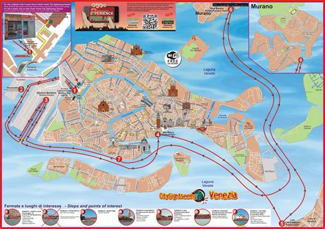 Mapa łowicza wraz ze spisem ulic i punktów użyteczności publicznej (poi). Zabytki Wenecji mapa Wenecji, Włochy zwiedzanie mapie (Włochy)