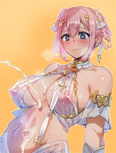 Rule 34 Blue Eyes Blush Bow Bhp Braid Breasts Breath Cleavage