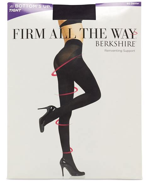berkshire shaping firm all the way opaque butt booster with tummy control top tights 5053 macy s