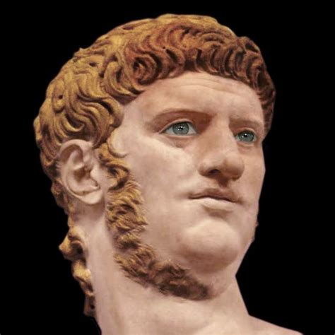 Coloured Version Of The Bust Of Nero At The Capitoline Museum Rome