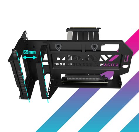 Buy The Cooler Master Vertical Graphics Card Holder Kit V3 Black Mca