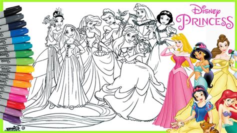 Mewarnai Princess Disney Coloring Page Ariel Snow Whi