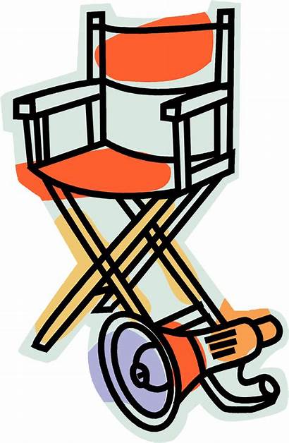 Drama Director Clipart Clip Chair Symbols Directors