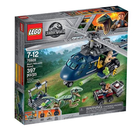 Personen die online aankopen doen, moeten 18 jaar of ouder zijn. Lego Jurassic World Persecución En Helicóptero De Blue ...