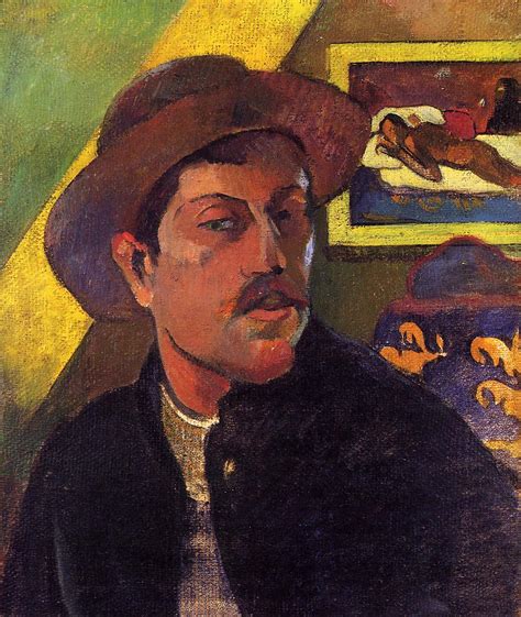 Self Portrait In A Hat Paul Gauguin Encyclopedia Of