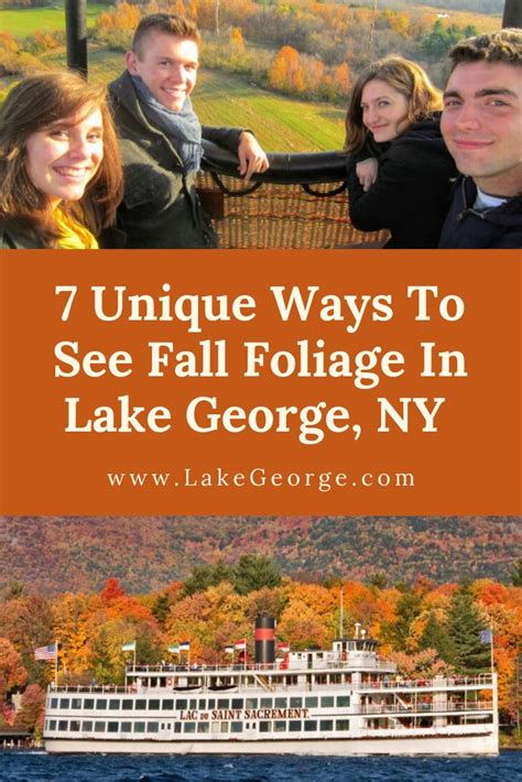 See Lake Georges Fall Foliage From A Different Perspective In 2023