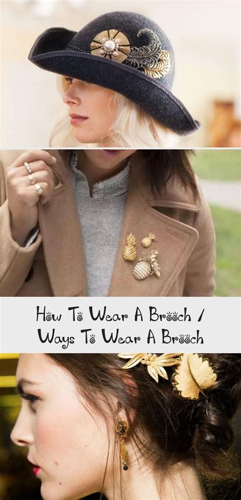 How To Wear A Brooch Ways To Wear A Brooch Fashion In 2020