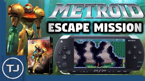 Psp Metroid Escape Mission V25 Homebrew Game Youtube