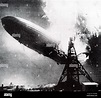 Photograph taken during the Hindenburg disaster. A German passenger ...