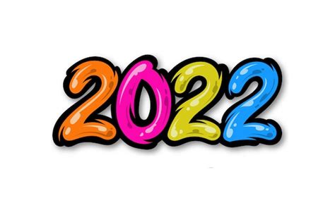 Premium Vector Vector Image For Happy New Year 2022 With Colorful