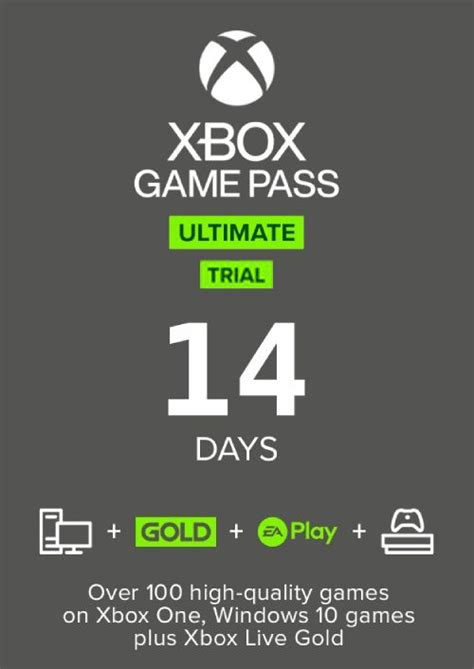 Prueba De 14 Días De Xbox Game Pass Ultimate Xbox Onepc Cdkeys