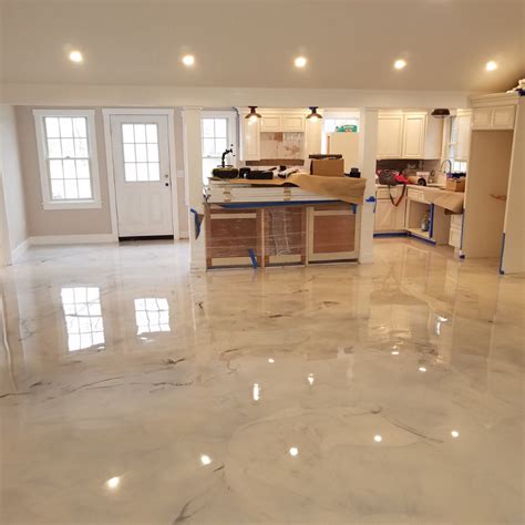 Talk About The Wow Factorwe Love This New Faux Marble Flooring