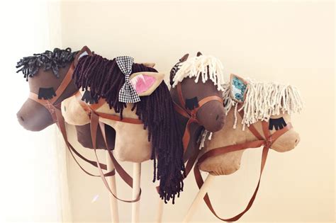 T Idea Diy Stick Horses A Beautiful Mess