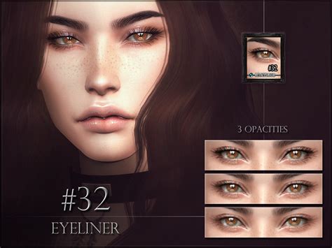 Eyeliner 32 Lashes The Sims 4 Catalog