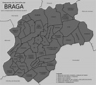 Braga Mapa Cidade - Mapa Região