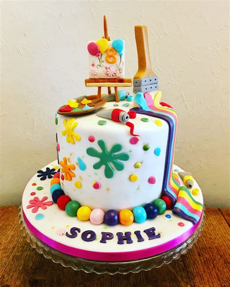 Birthday Cake Art Theme Cake Birthday