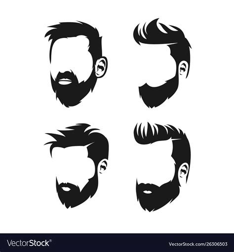 Vector Face Logo Design Crazytips Beard Logo Design B