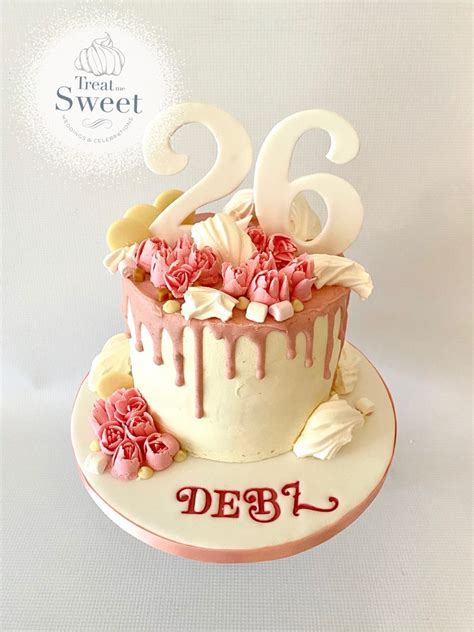 Pink Drip Cake 26 Birthday Cake Cake Chocolate Drip Cake
