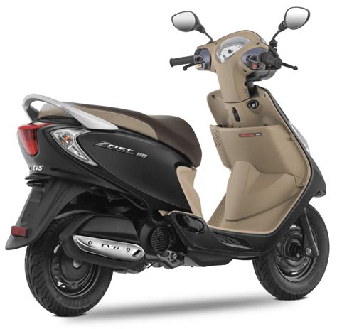 Check out the latest tvs motorcycles: 2017 tvs scooty 110 rear angle - CarBlogIndia