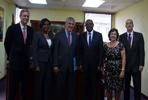 minister bartlett meets with us ambassador to jamaica jamaica information service