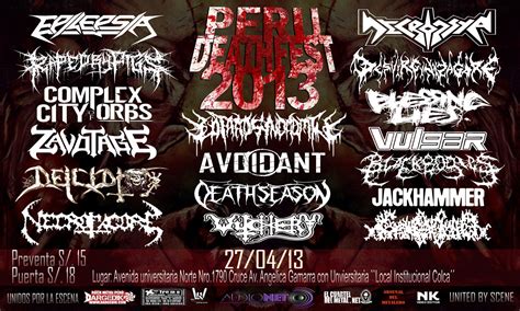 Grupos de folk metal de francia‎ (2 págs.) g. PERU DEATH FEST: Festival de metal extremo en Lima ...