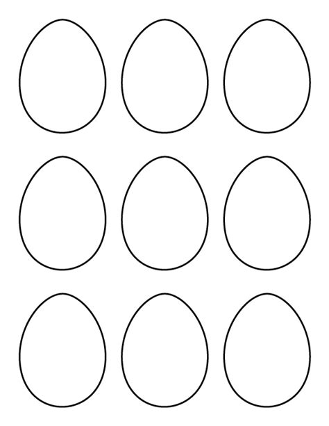 Printable Egg Template